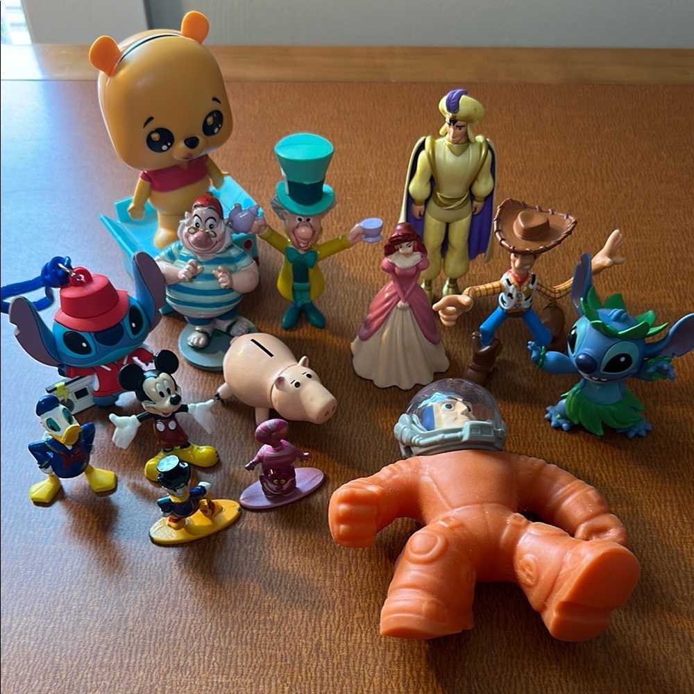 Disney Character Figurine Set - Multicolor